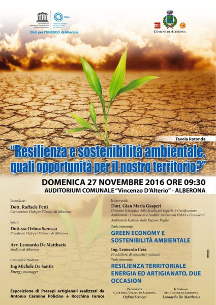 Resilienza e sostenibilità ambientale